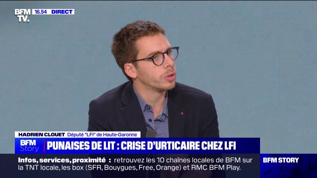 Punaises de lit: Le gouvernement est responsable de n'avoir rien fait , pour Hadrien Clouet (LFI)