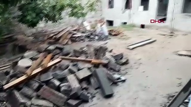 Effondrement lors de travaux de restauration à Diyarbakır : 2 ouvriers blessés