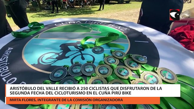 Aristóbulo del Valle recibió a 250 ciclistas que disfrutaron de la segunda fecha del cicloturismo en el Cuña Pirú Bike