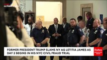 Trump Lobs New Attack On New York AG Letitia James As NYC Trial Starts Day 2