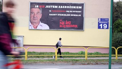 Banery prawie wyborcze w Chojnicach
