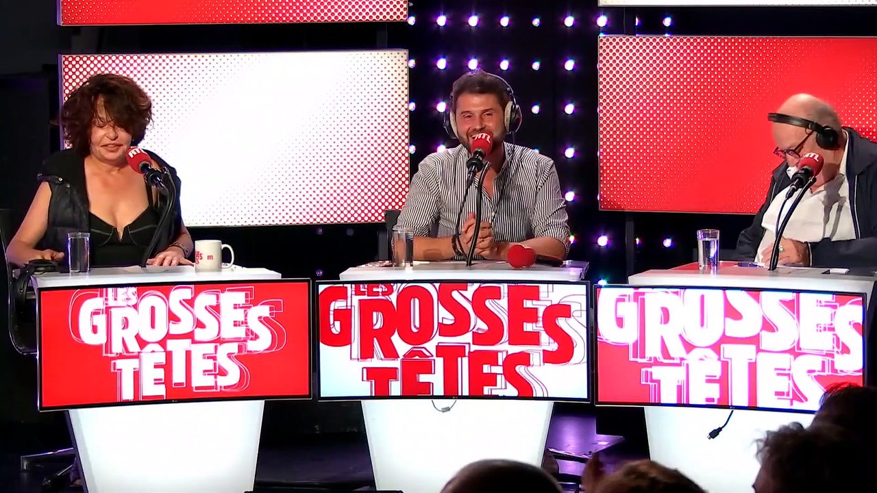 Les filles de Bernard Mabille sont venues le voir aux Grosses Têtes