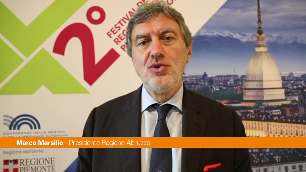 Regioni, Marsilio "La legge sull'autonomia non dividerà l'Italia"