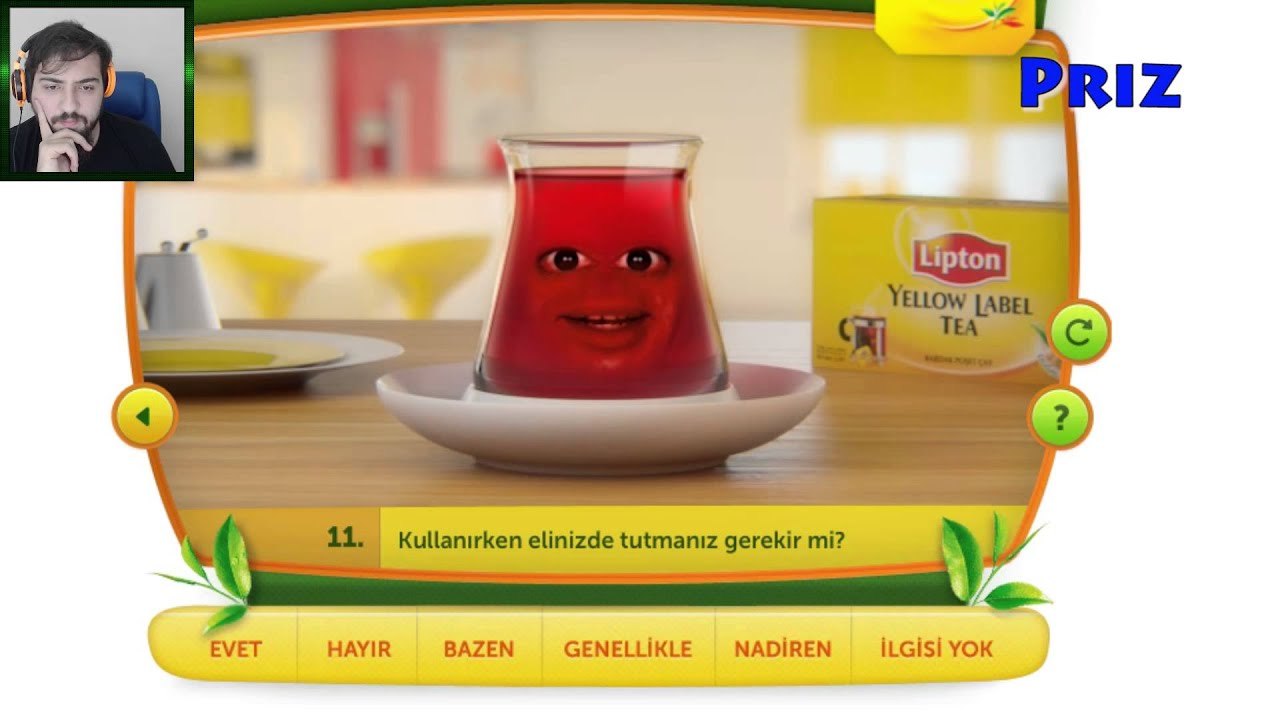 Akıllı Çay Kafa - (Akıllı Çay Bardağı)(Çay - Priz - Tablo -Mikrofon )