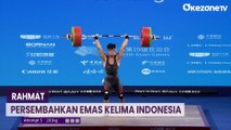 Highlight Asian Games 2023: Rahmat Erwin Abdullah Pecahkan Rekor Dunia untuk Emas Kelima Indonesia