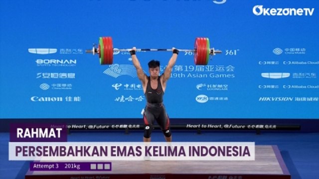 Highlight Asian Games 2023: Rahmat Erwin Abdullah Pecahkan Rekor Dunia untuk Emas Kelima Indonesia