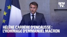 Hommage national à Hélène Carrère d'Encausse: le discours d'Emmanuel Macron