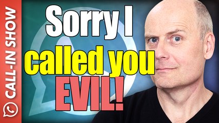 "I'm sorry I called you evil..." Freedomain Apology Call