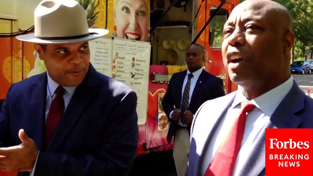 JUST IN: Tim Scott Meets With Newly-Republican Dallas Mayor Eric Johnson In Texas