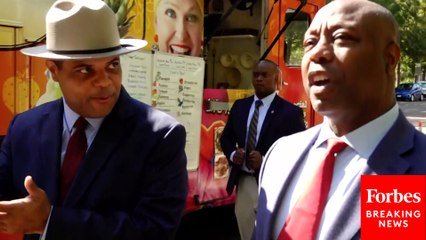 JUST IN: Tim Scott Meets With Newly-Republican Dallas Mayor Eric Johnson In Texas