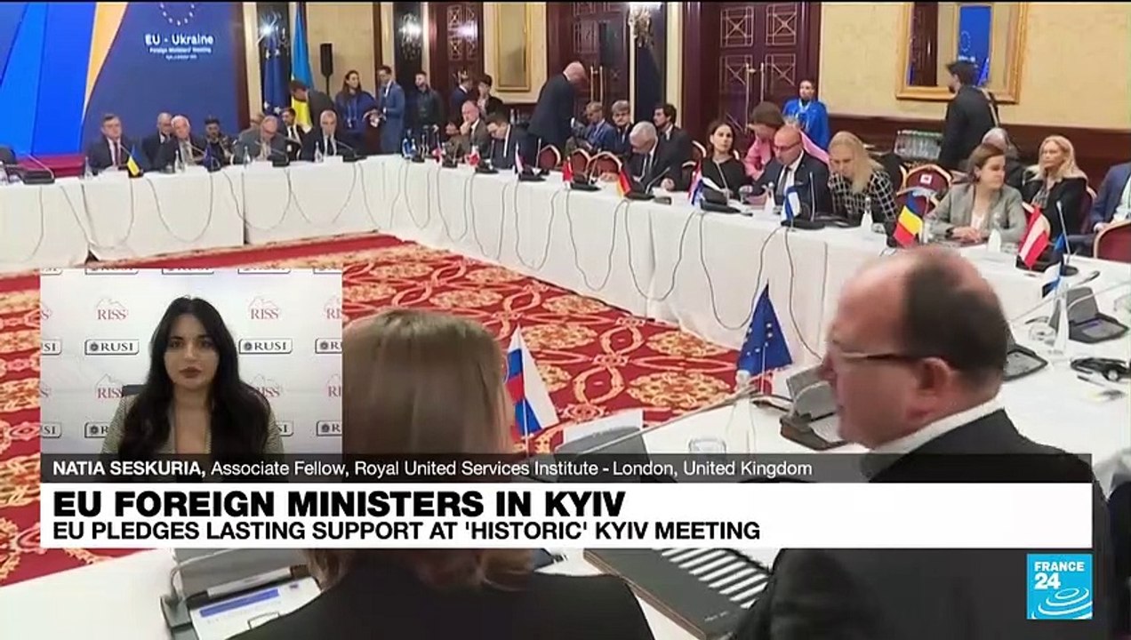 EU Foreign Ministers in Kyiv
