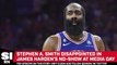 Stephen A. Smith Disappointed in James Harden for Missing Sixers Media Day