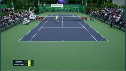 Tennis star on brink of winning crucial match DISQUALIFIED for moment of madness