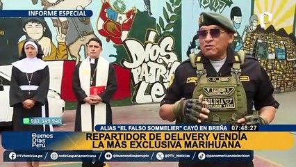 Cae "El Falso Sommelier": detienen a vendedor de exclusiva marihuana gourmet en Breña