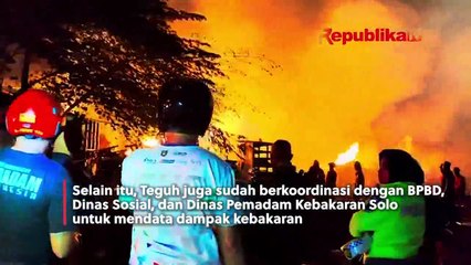 Pemkot Solo Siagakan Damkar dan Fokus Pemadaman di Pasar Kliwon