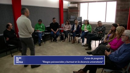 Curso de posgrado "Riesgos psicosociales y burnout en la docencia universitaria"