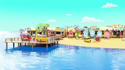 Ice Creams Down the Beach - Build the Sandcastle! - Go Buster - Baby Cartoon - Kids Video