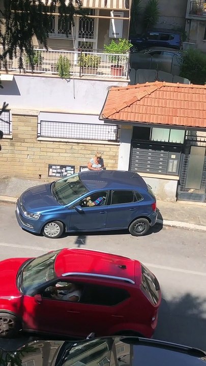 Woman Screams At Parking Man