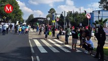 Transportistas realizan bloqueos en alcaldía Coyoacán, CdMx