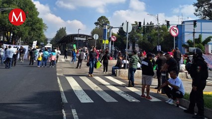 Transportistas realizan bloqueos en alcaldía Coyoacán, CdMx