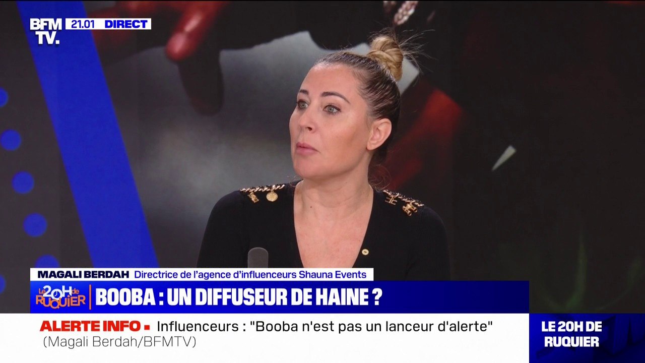Affaire Booba-Berdah: "J'ai peur pour mes enfants", affirme Magali Berdah (directrice de l’agence d’influenceurs Shauna Events)