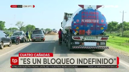 Bloqueos en Santa Cruz son indefinidos, a la espera de atención del Gobierno central