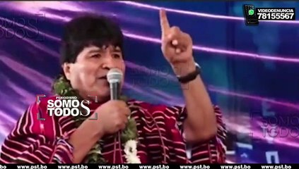 EVO HABLA DE ARCE Y DAVID CHOQUEHUANCA