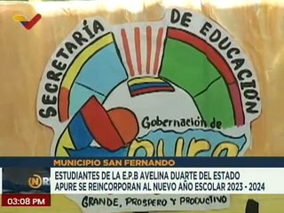 Más de mil centros educativos dan inicio al nuevo año escolar 2023 - 2024 en el estado Apure