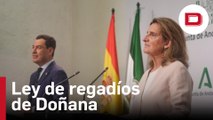 Juanma Moreno acuerda con el Gobierno aplazar la aprobación de la ley de regadíos de la Corona Norte de Doñana