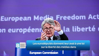 Les eurodéputés donnent leur aval à une loi sur la liberté des médias dans