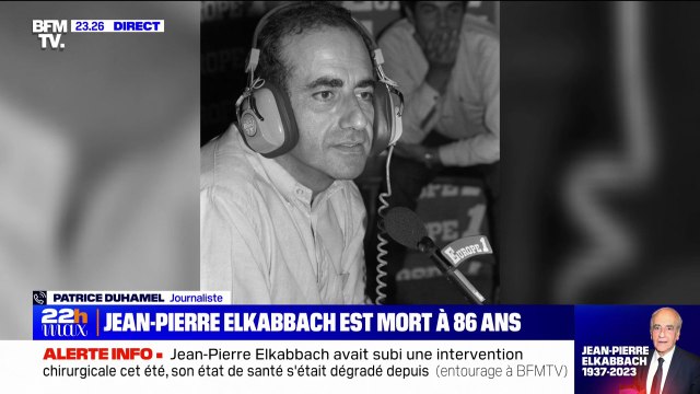 Décès de Jean-Pierre Elkabbach: Tous les grands dirigeants politiques français et internationaux connaissaient sa réputation , se souvient le journaliste Patrice Duhamel