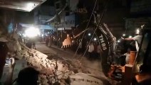 Two storey building collapsed in Pannilal Chowk, Satna