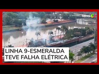 Após elogio de Tarcísio, linha privada apresenta falha e passageiros abandonam vagões