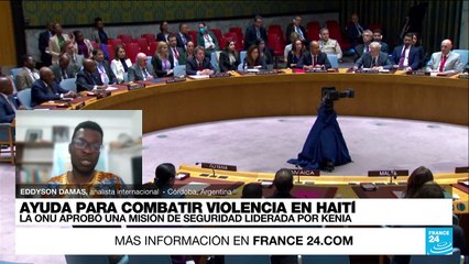 Eddyson Damas: 'Los haitianos no quieren una intervención militar en el país'