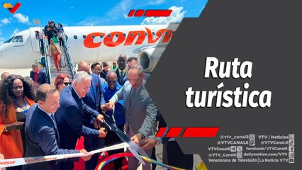 Programa 360° | Aerolínea Conviasa aperturó la nueva ruta aérea a la Isla de Barbados