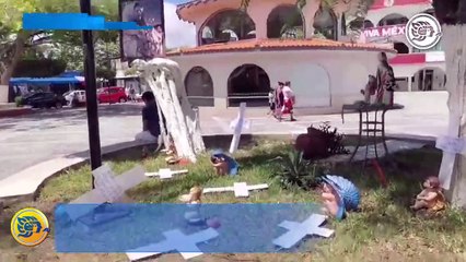 Recrean pequeño cementerio como rechazo al aborto