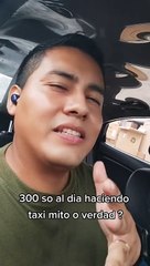 Taxista gana 300 soles diarios