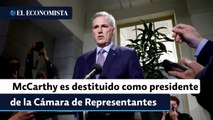 McCarthy es destituido como presidente de la Cámara de Representantes de Estados Unidos