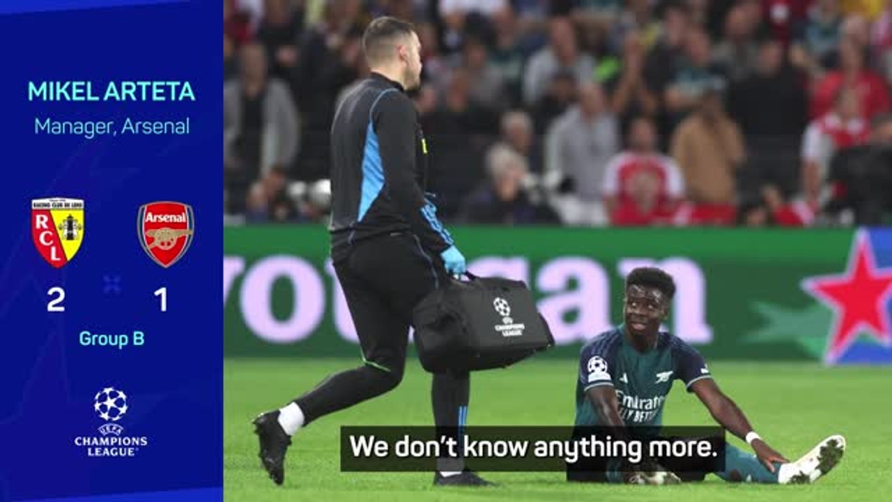 Arteta issues Saka injury update ahead of Man City clash