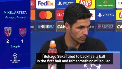 Arteta issues Saka injury update ahead of Man City clash
