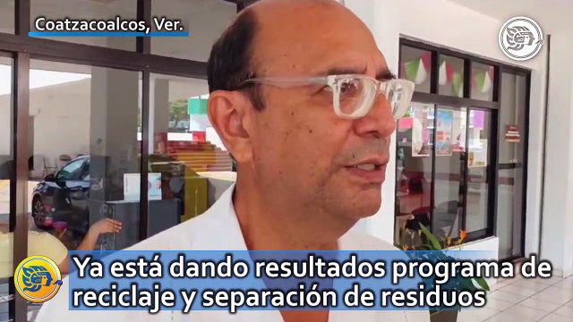 Ya está dando resultados programa de reciclaje y separación de residuos en Coatzacoalcos