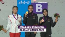 Highlight Asian Games 2023 : Desak Made Rita Kusuma Dewi Tambah Medali Emas Indonesia dari Panjat Tebing Putri