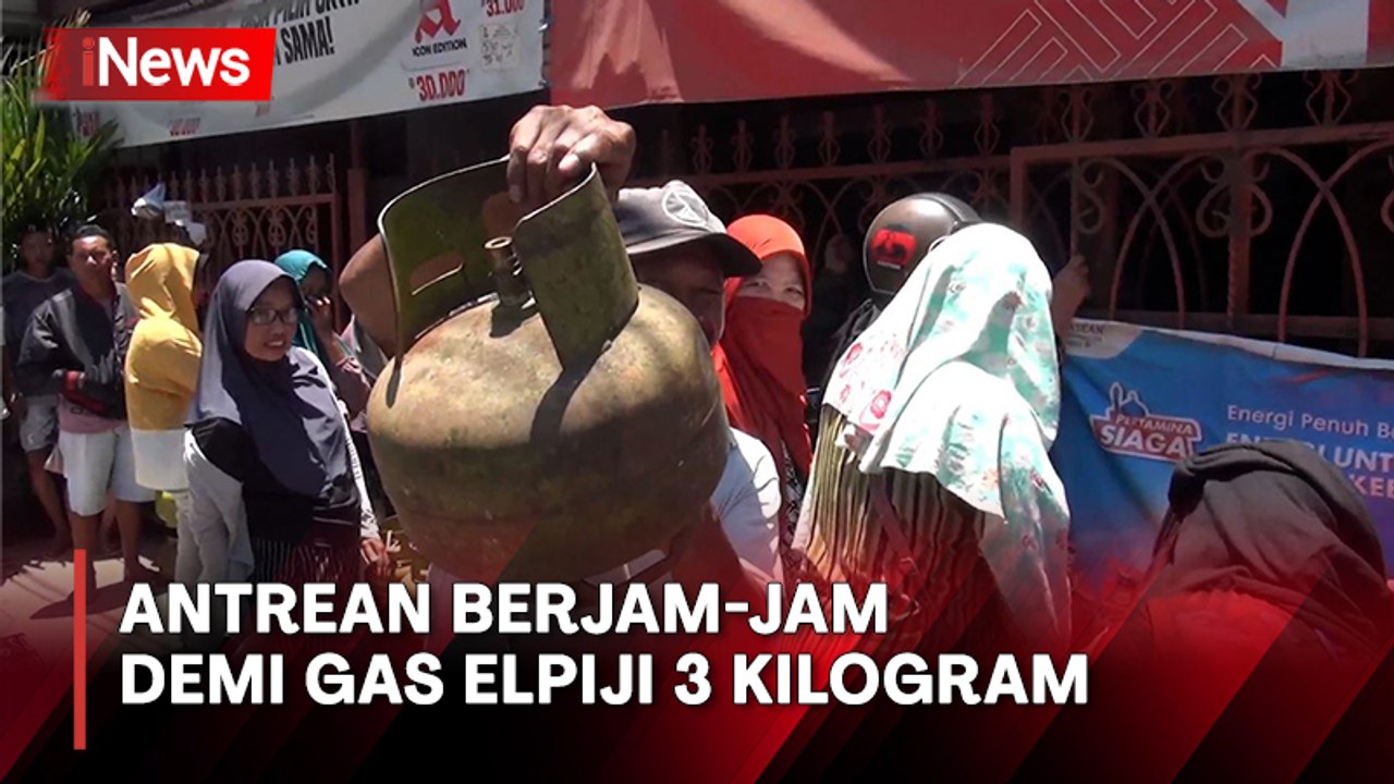 Demi Gas Elpiji 3 Kilogram, Warga Kota Makassar Rela Antre Berjam-jam