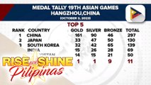 Pilipinas, mayroon nang 11 medals sa pagpapatuloy ng #19thAsianGames