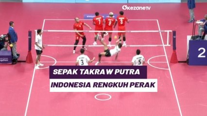 Highlight Asian Games 2023: Dikandaskan Myanmar, Tim Sepak Takraw Putra Indonesia Rengkuh Perak