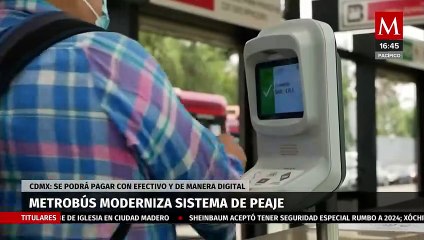 Nueva forma de pago en Metrobús de la Ciudad de México