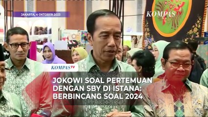 Jokowi Ungkap Isi Pertemuan dengan SBY di Istana: Berbincang Soal 2024