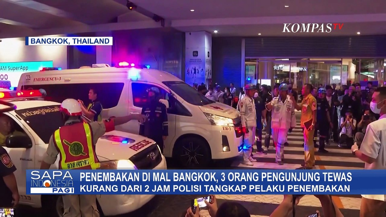 Pelaku Penembakan di Mal Siam Paragon Bangkok Masih Di Bawah Umur