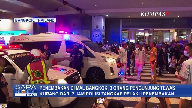 Pelaku Penembakan di Mal Siam Paragon Bangkok Masih Di Bawah Umur