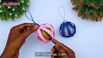How to Make Foamiran Christmas Angel Step by Step | Hanging Christmas Crafts | DIY Christmas Ball